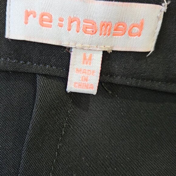 RENAME Bare Tie Back Straight Leg Black Women's Party Jumpsuit Size M - Picture 9 of 9